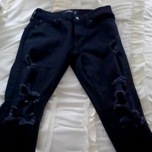 Hollister guys W28 L30 " stacked skinny " very black jean